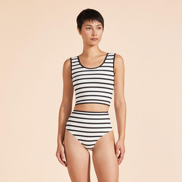 Women's mid-rise swimsuit bottom